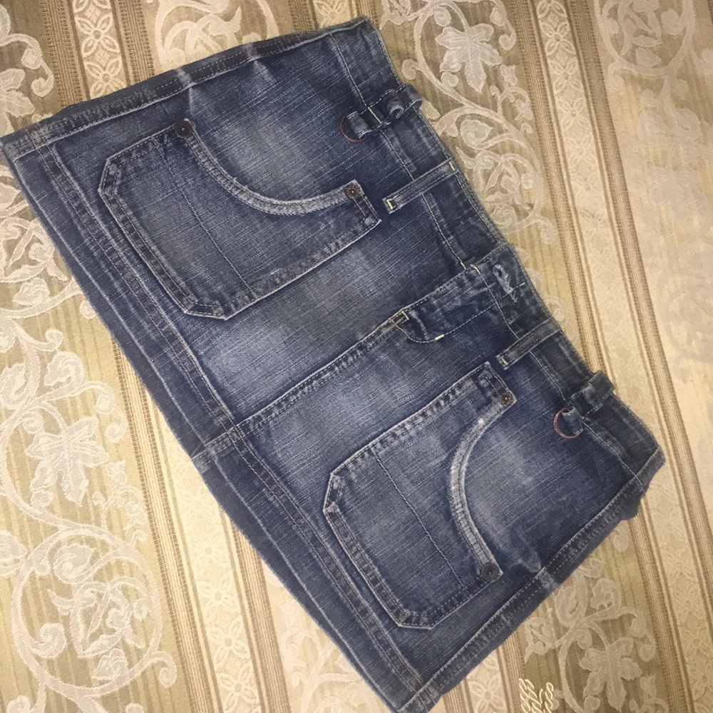 Denim Guess mini skirt
